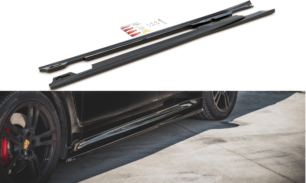 Side Skirts Diffusers V1 Porsche Panamera Turbo 970 Facelift (2013-2016)
