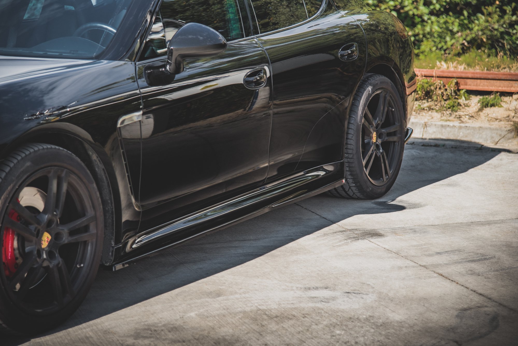 Side Skirts Diffusers V1 Porsche Panamera Turbo 970 Facelift (2013-2016) - 2