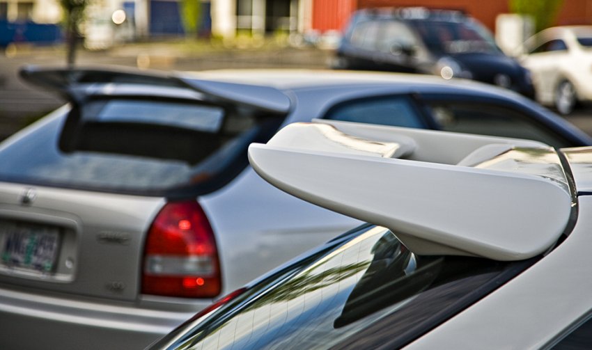 HONDA CIVIC 96-00 3D BOMEX STYLE REAR WING SPOILER FRP - 3
