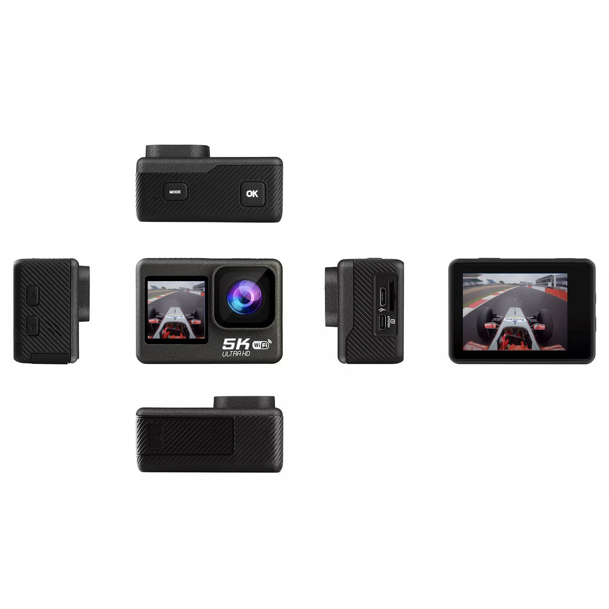ACTION CAM 5K CAMERA WITH ACCESSORIES - 4
