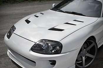 TOYOTA SUPRA MKIV 93-98 TOP SECRET STYLE FRP HOOD [AUTOR]