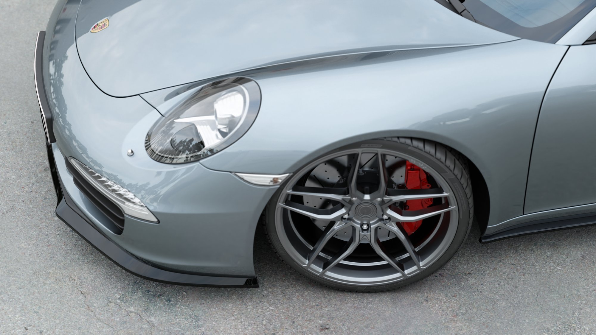 Front Splitter V1 Porsche 911 Carrera 991 (2011-2016) - 5