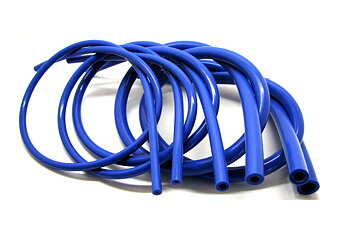 1 METER SILIKONVAKUUMSLANG 6MM BLÅ