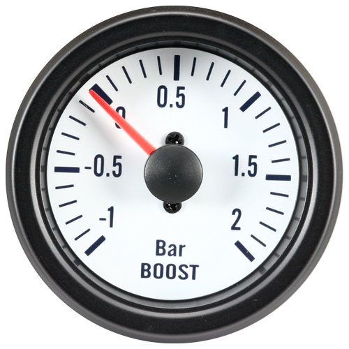 DFI WHITELINE UNIVERSAL METER GAUGE 52MM - BOOST (BAR)