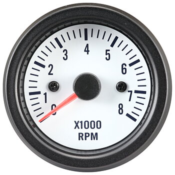 DFI WHITELINE UNIVERSAL METER GAUGE 52MM - RPM TACHO (8000)