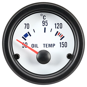 DFI WHITELINE UNIVERSAL METER GAUGE 52MM - OIL TEMP (CELC)