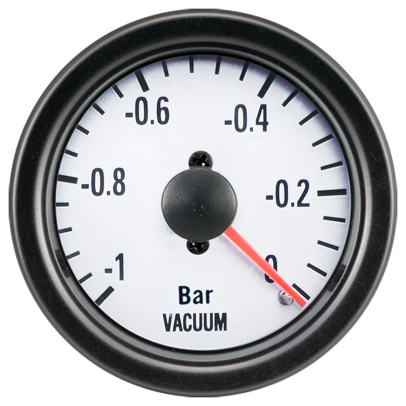 DFI WHITELINE UNIVERSAL METER GAUGE 52MM - VACUUM (BAR)