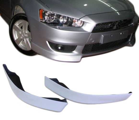 MITSUBISHI LANCER 08-12 OEM STYLE PU FRONT BUMPERLIP ADDONS