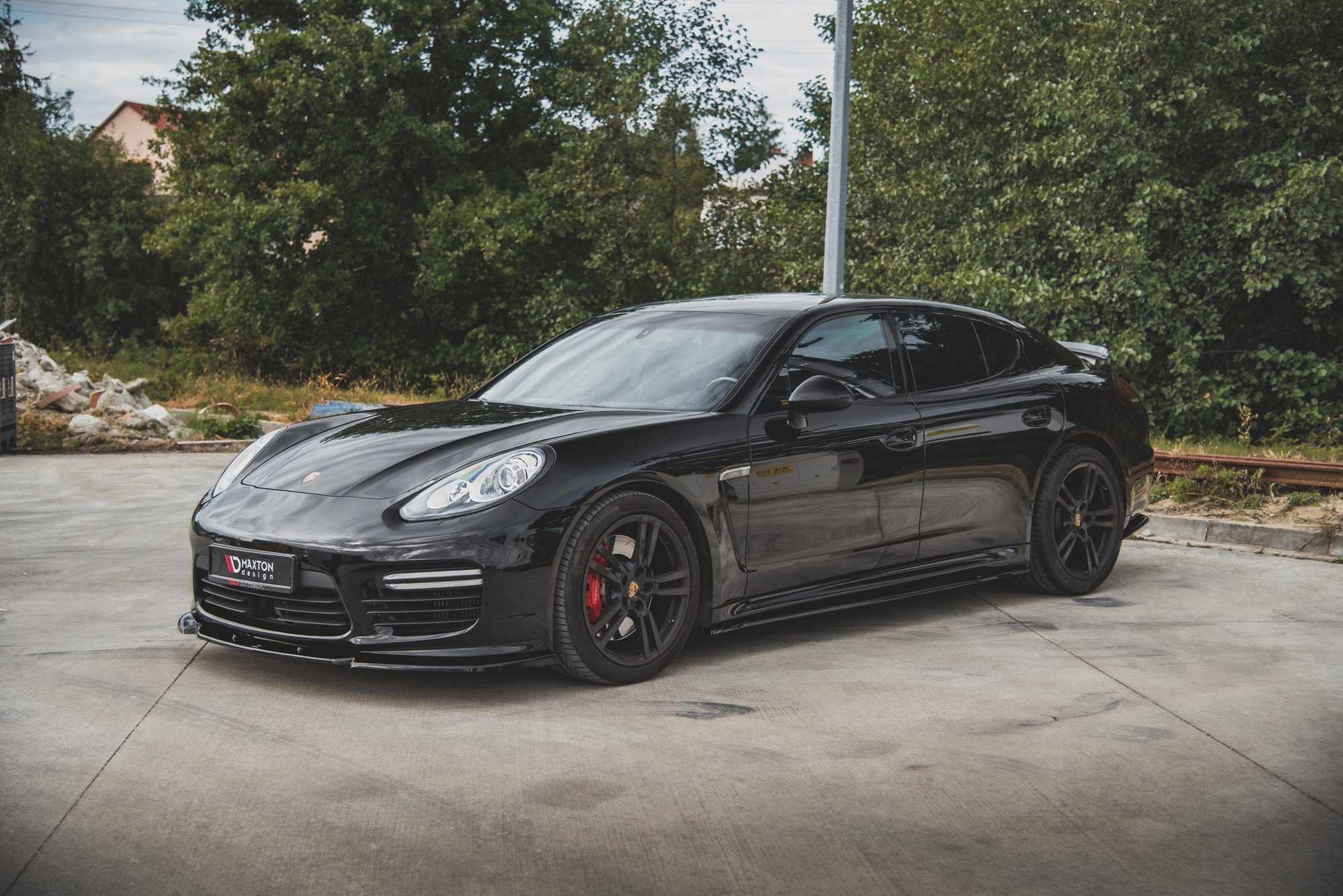 Side Skirts Diffusers V2 Porsche Panamera Turbo 970 Facelift (2013-2016) - 2