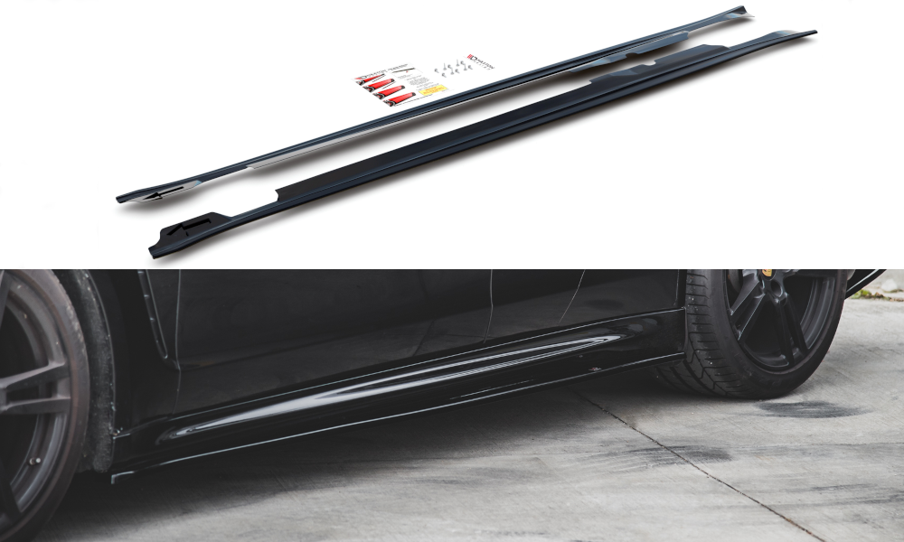 Side Skirts Diffusers V2 Porsche Panamera Turbo 970 Facelift (2013-2016)