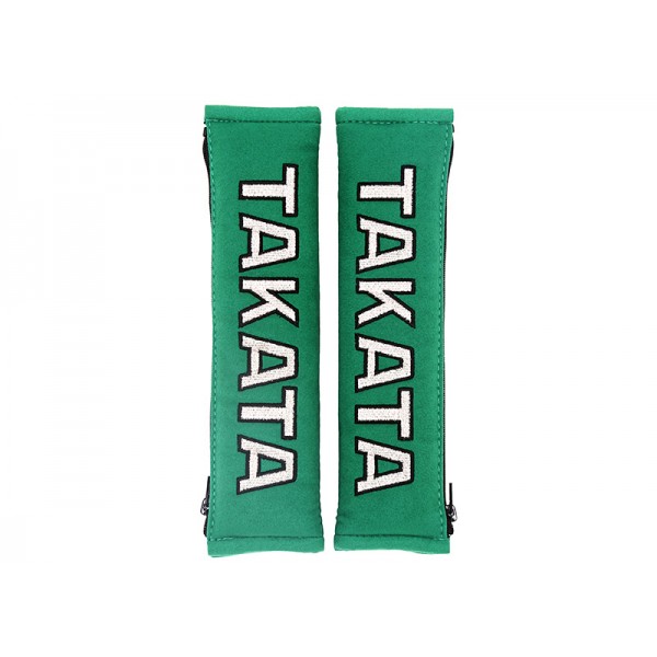 TAKATA RACING PAIR OF 2 INCH SHOULDERPADS GREEN