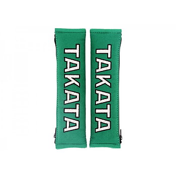 TAKATA RACING PAIR OF 2 INCH SHOULDERPADS GREEN