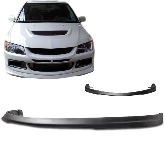 MITSUBISHI EVO VIII 03-05 J-STYLE URETHANE FRONT BUMPERLIP