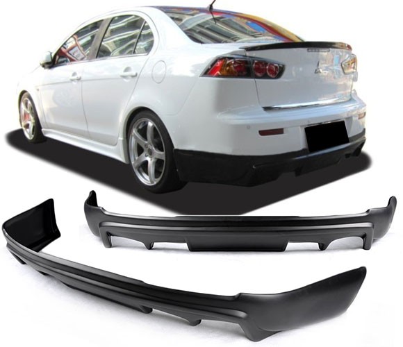 MITSUBISHI LANCER 08-12 BSTYLE URETHANE REAR BUMPERLIP [SIX]