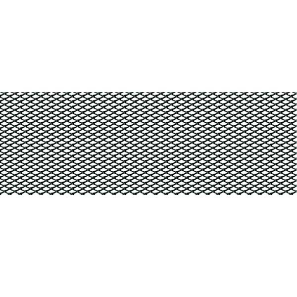 RACING GRILL - SMALL 100X33 CM  BLACK