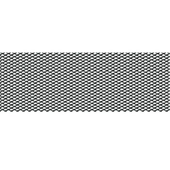 RACING GRILL - SMALL 100X33 CM  BLACK