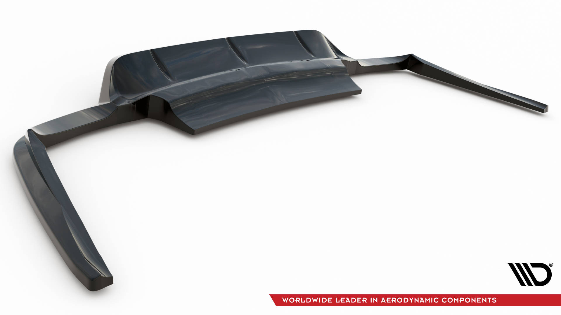 Central Rear Splitter (Vertical Bars) Porsche Panamera Turbo 970 - 8