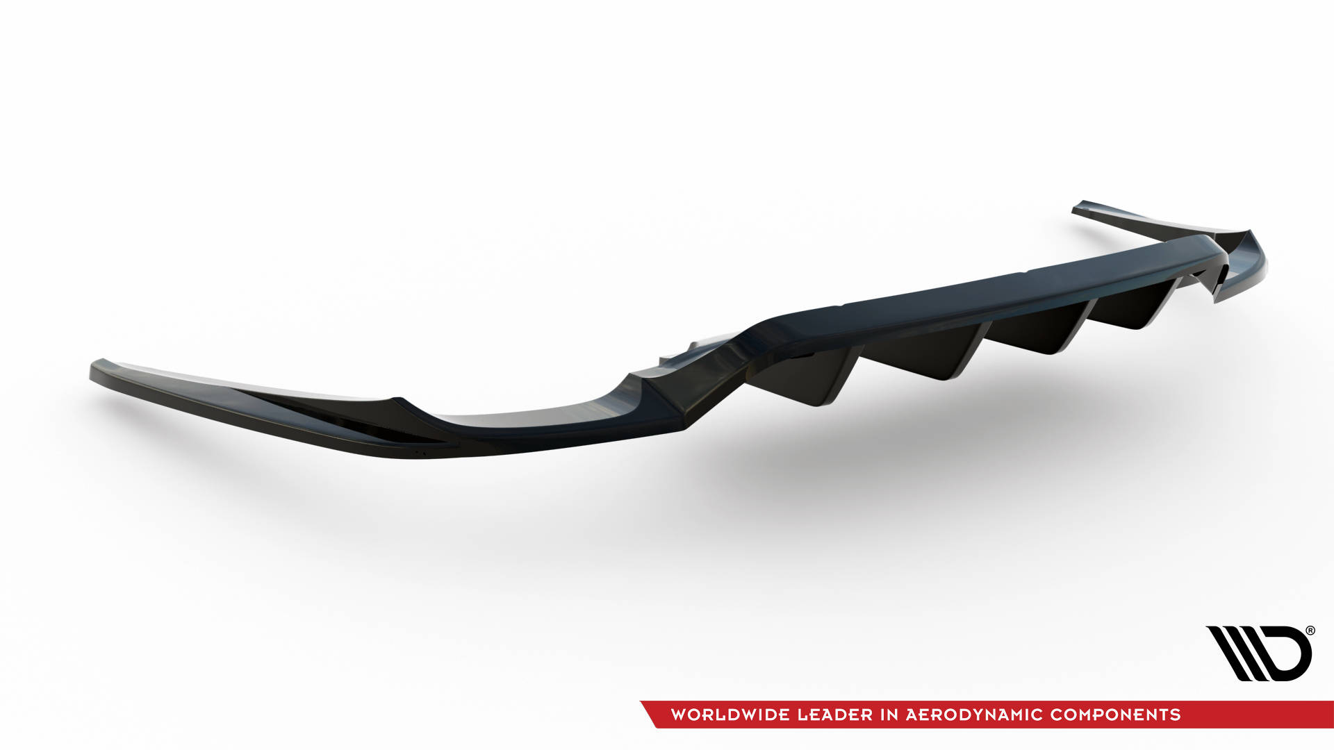 Central Rear Splitter (Vertical Bars) Porsche Panamera Turbo 970 - 7