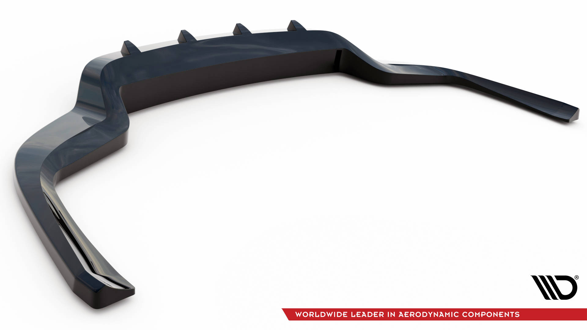 Central Rear Splitter (Vertical Bars) Porsche Panamera Turbo S E-Hybrid / Panamera E-Hybrid / Panamera 4S 971 - 8