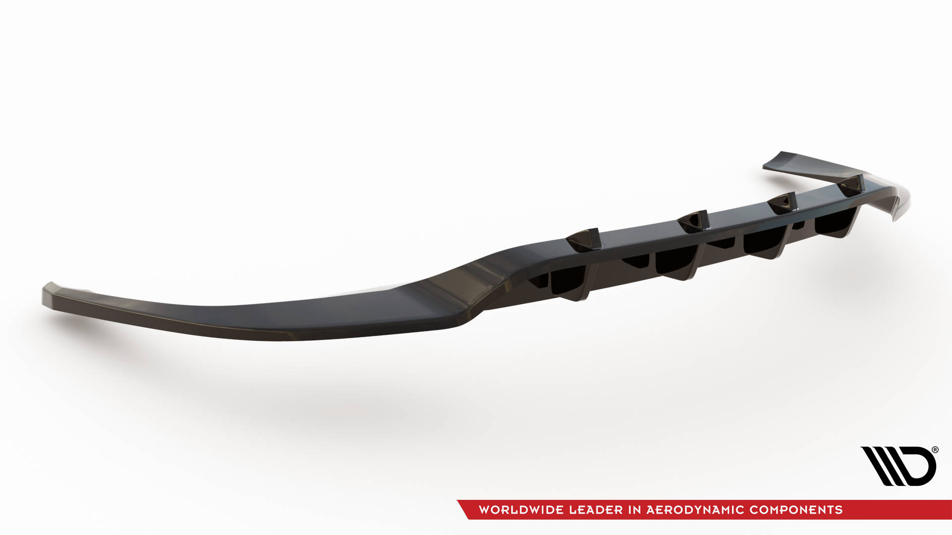 Central Rear Splitter (Vertical Bars) Porsche Panamera Turbo S E-Hybrid / Panamera E-Hybrid / Panamera 4S 971 - 7