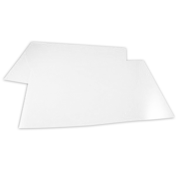 WHITE 4MM RALLY MUD FLAPS (BY PAIR)