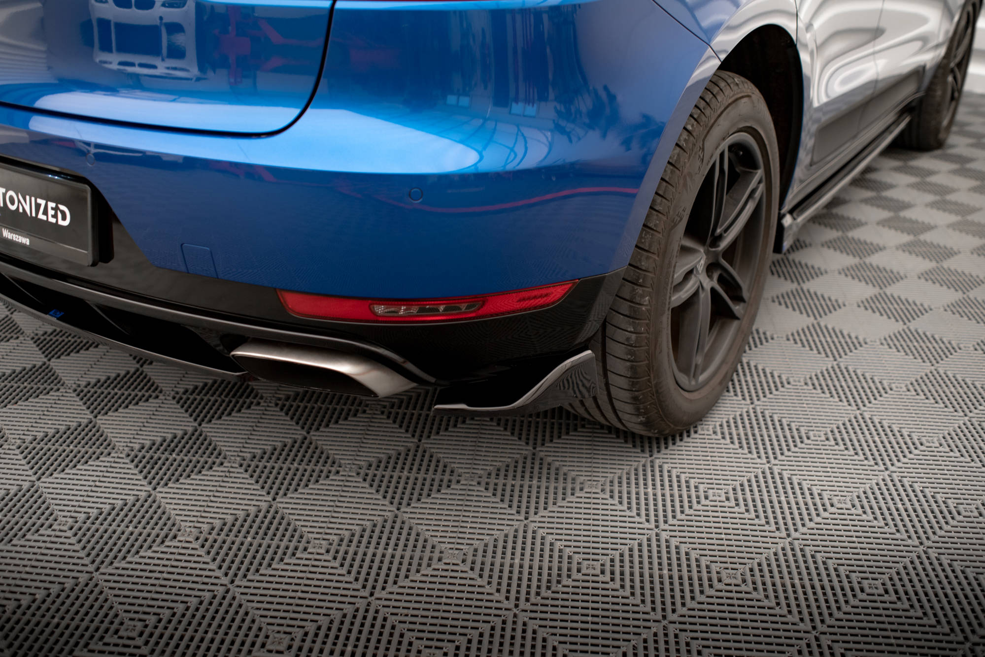 Rear Side Splitters Porsche Macan Mk1 - 3
