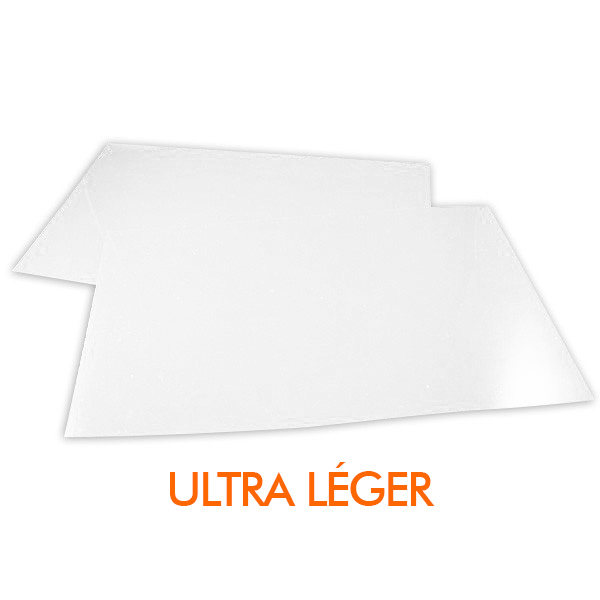 WHITE 2MM RALLY MUD FLAPS (BY PAIR) - 3