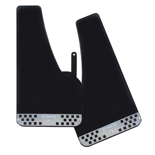 RALLY BLACK MUD FLAPS (BY PAIR)