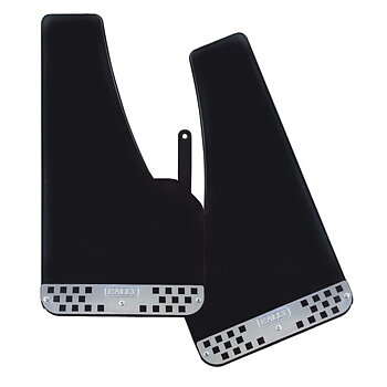 RALLY BLACK MUD FLAPS (BY PAIR)