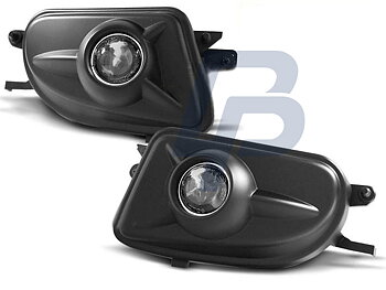 FOGLIGHTS HALOGENY MERCEDES W210 99-02/ CLK/ SLK BLACK