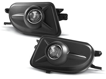 FOGLIGHTS HALOGENY MERCEDES W210 99-02/ CLK/ SLK BLACK