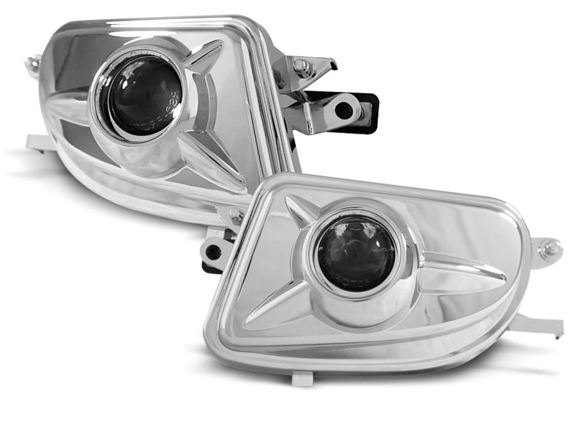 FOGLIGHTS MERCEDES W210 06.99-03.02 / CLK / SLK LENS CHROME