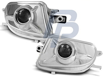 FOGLIGHTS MERCEDES W210 06.99-03.02 / CLK / SLK LENS CHROME