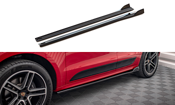 Side Skirts Diffusers Porsche Macan GTS / Sport Design Mk1 Facelift