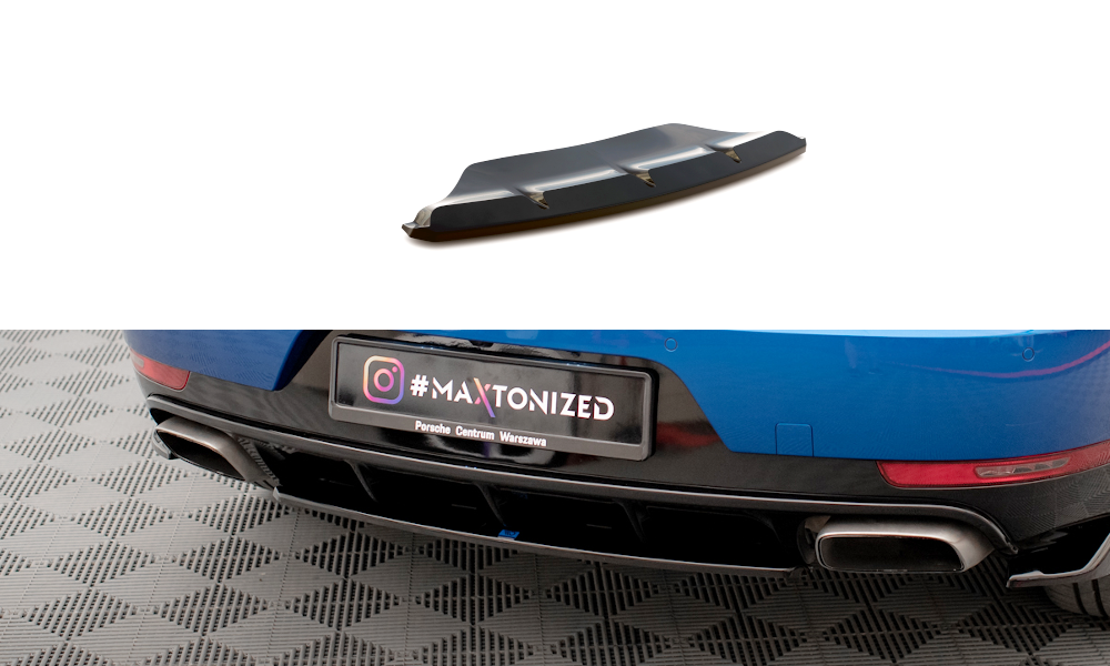 Central Rear Splitter Porsche Macan Mk1