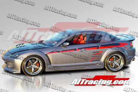 MAZDA RX8 03+ MNT SIDESKIRTS [AIT] - 4