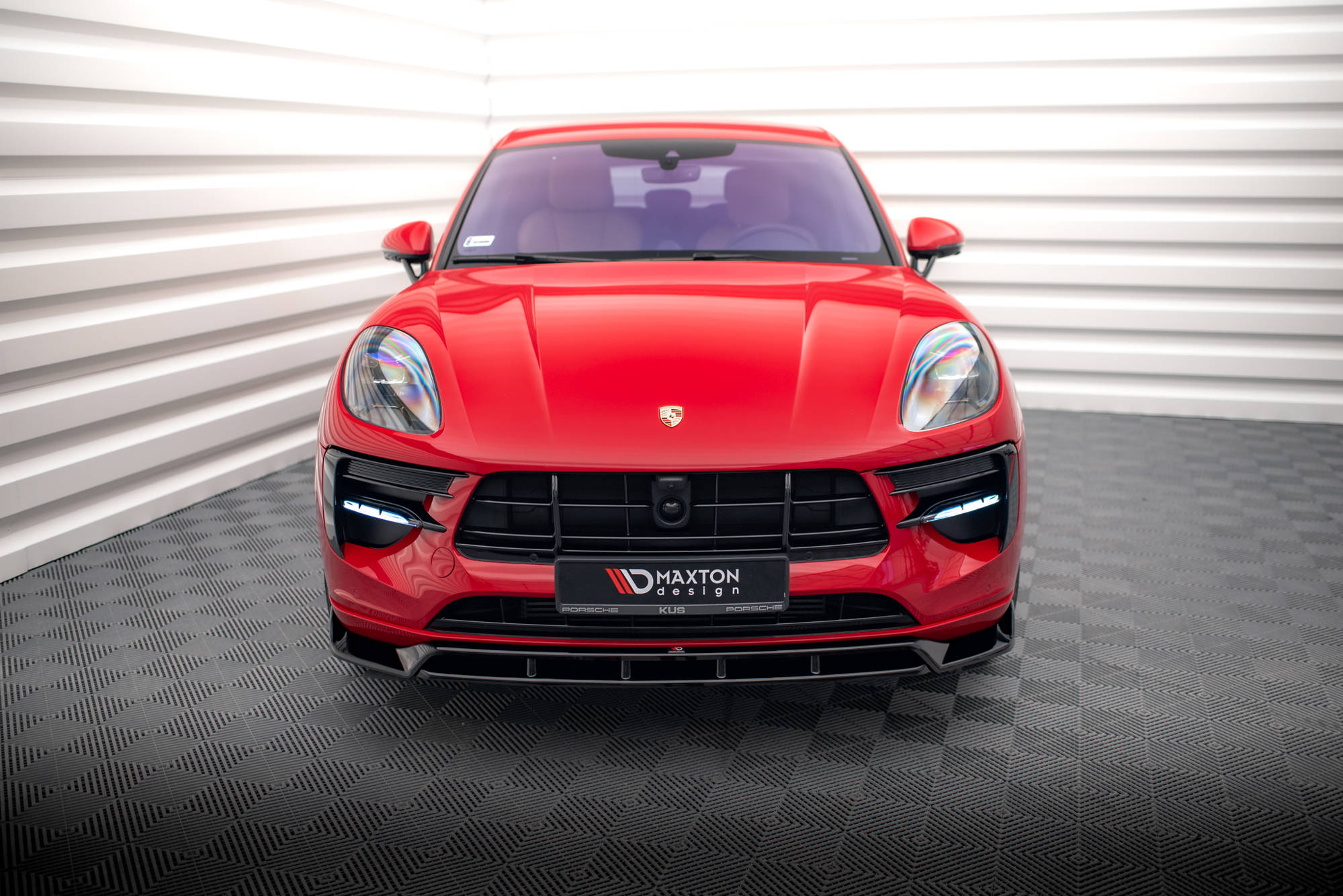 Front Splitter V.2 Porsche Macan GTS / Sport Design Mk1 Facelift - 2