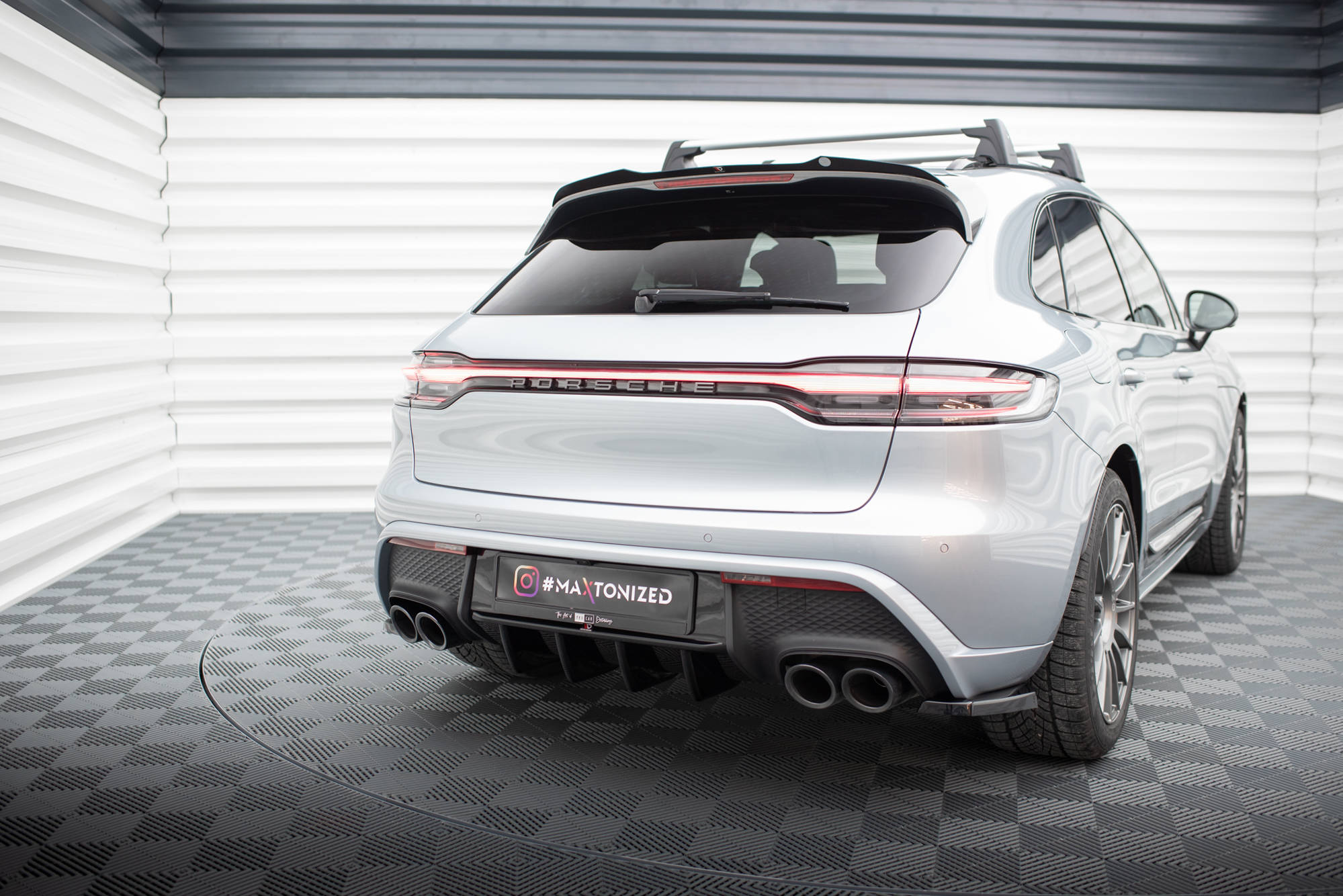 Rear Side Splitters Porsche Macan Mk1 Facelift 2 - 4