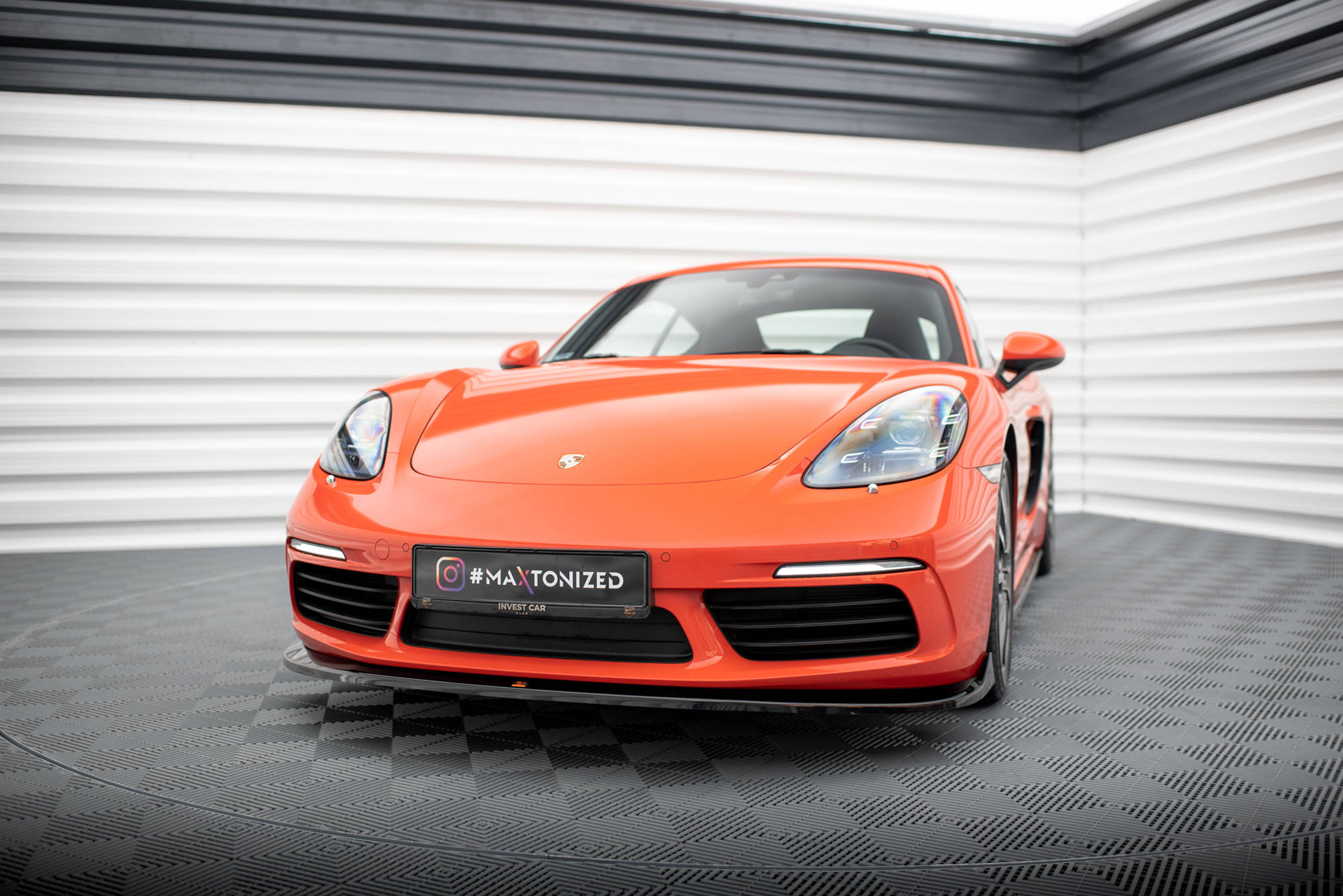 Front Splitter V.2 Porsche 718 Cayman 982c - 3
