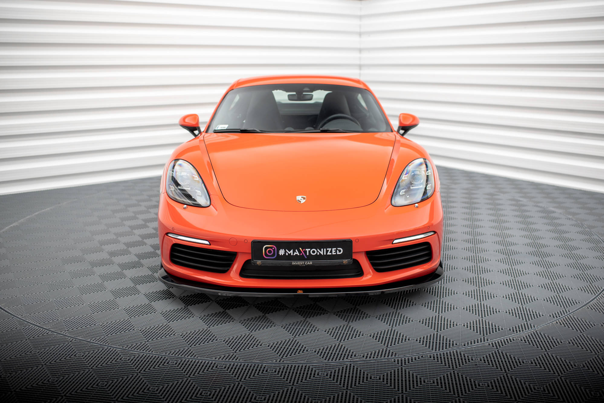 Front Splitter V.2 Porsche 718 Cayman 982c - 2
