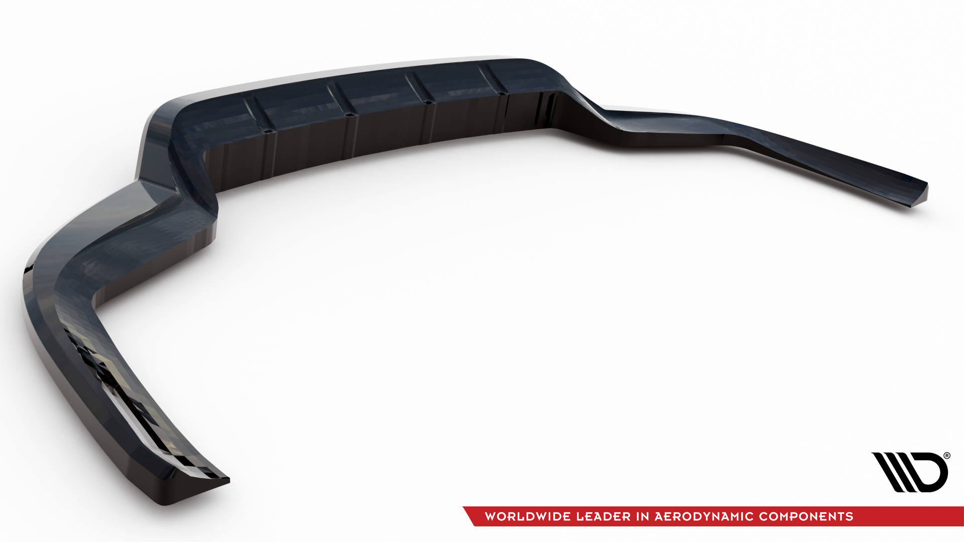 Central Rear Splitter (Vertical Bars) Porsche Panamera E-Hybrid 971 Facelift - 7