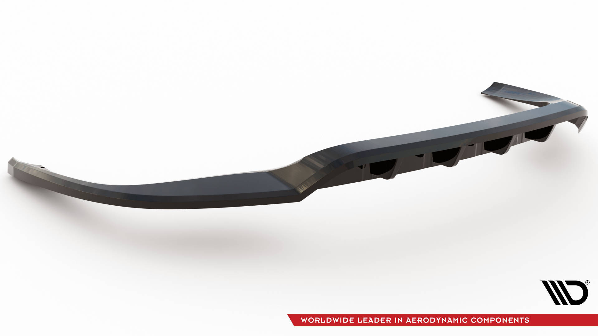 Central Rear Splitter (Vertical Bars) Porsche Panamera E-Hybrid 971 Facelift - 6
