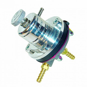 SYTEC 1:1 ADJUSTABLE MOTORSPORT FUEL PRESSURE REGULATOR (SILVER)