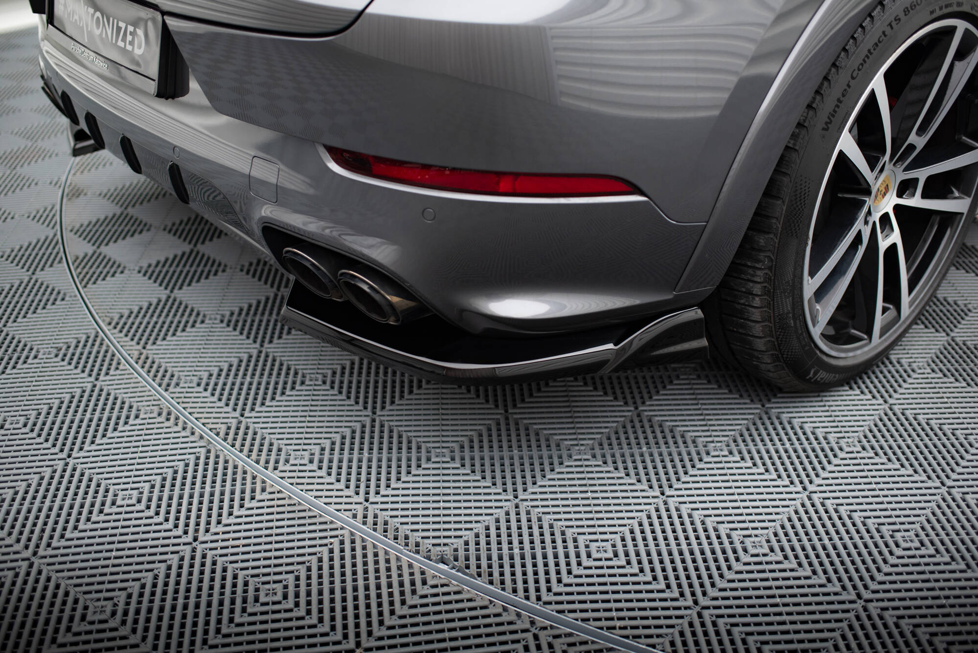 Rear Splitter Porsche Cayenne SUV / Coupe Mk3 Facelift - 7