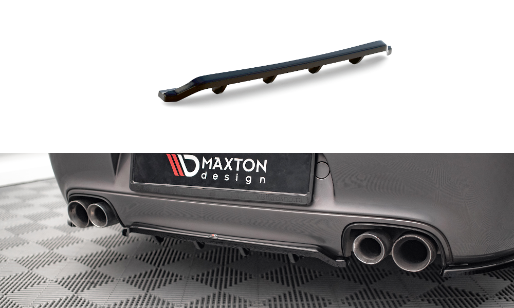 Central Rear Splitter (Vertical Bars) Porsche 911 Carrera / Carrera GTS 997 Facelift