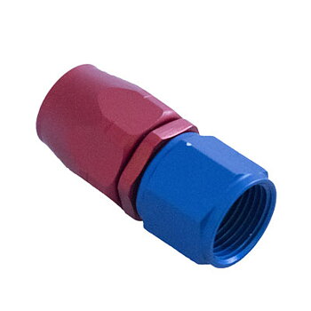 STRAIGHT FEMALE PIN DASH 6 JIC 9/16X18 ALU