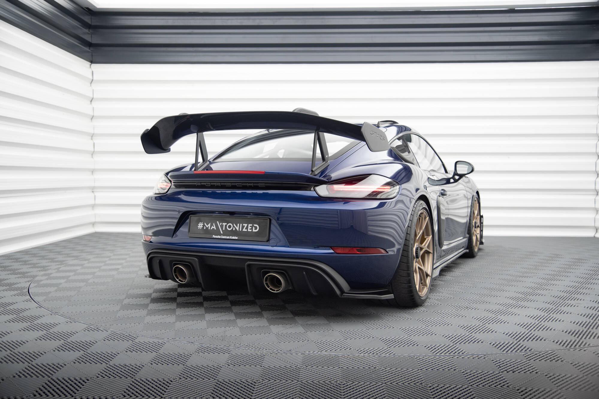 Rear Side Splitters Porsche 718 Cayman GT4 RS 982c - 5