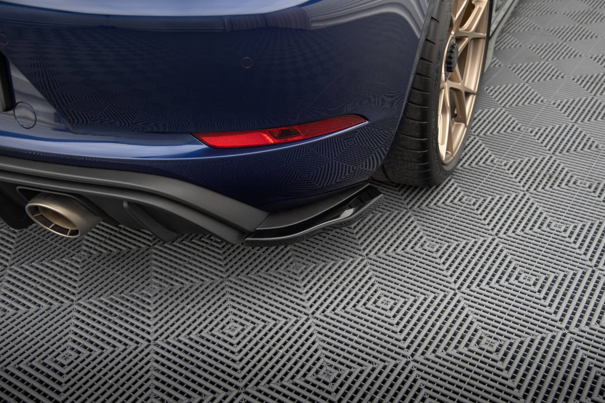 Rear Side Splitters Porsche 718 Cayman GT4 RS 982c - 2
