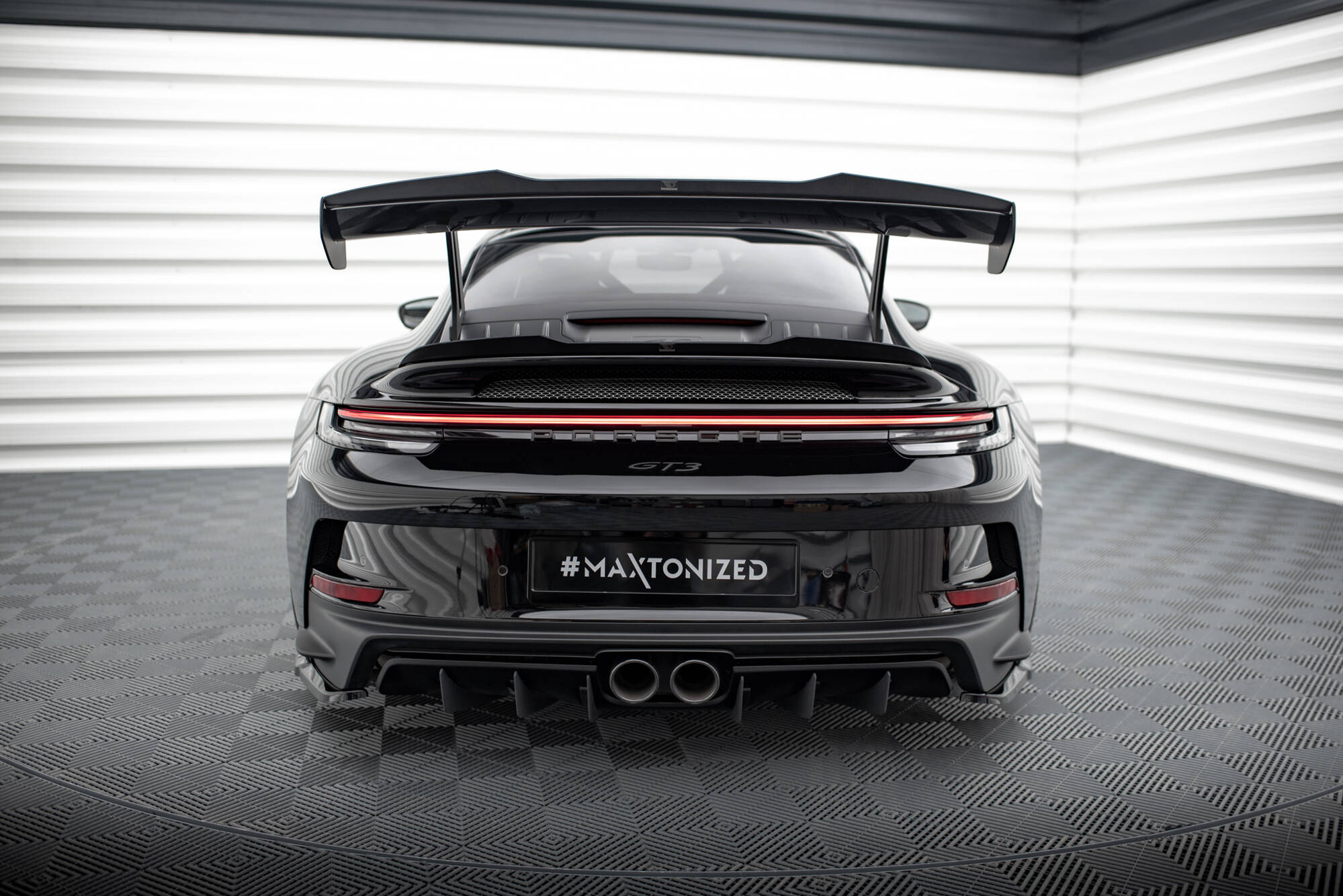 Lower Spoiler CAP Porsche 911 992 GT3 - 5