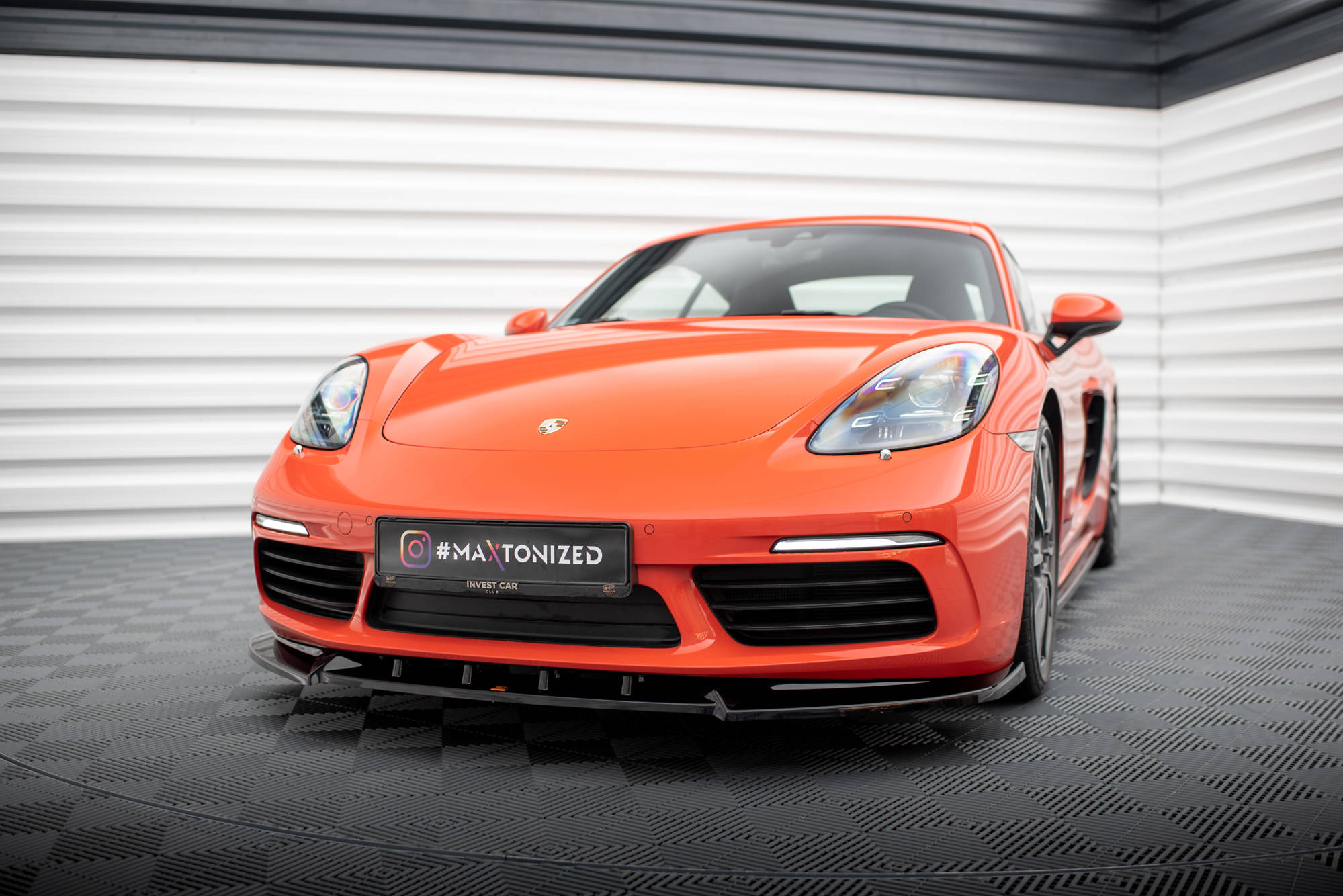 Front Splitter V.1 Porsche 718 Cayman 982c - 3